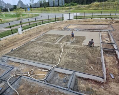 Chape a Péruwelz pour la société « Samuel Tonneau »