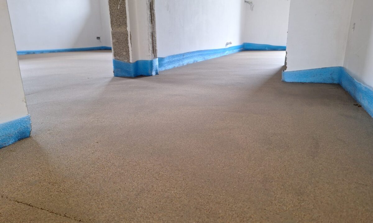 Projet de chape et d&rsquo;isolation à Anvers