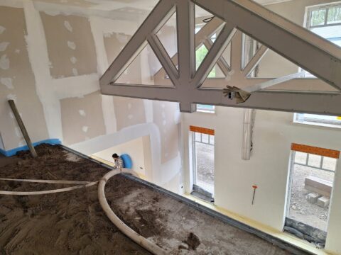 Projet de chape et d&rsquo;isolation à Anvers