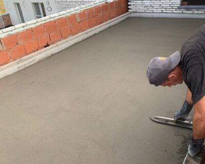 Chapes en pente de 1,5% à Machelen