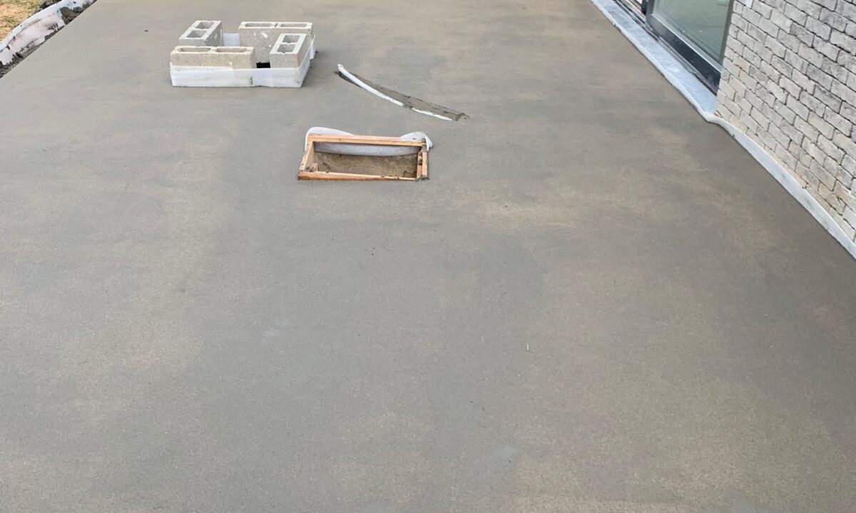 Chapes en pente de 1,5% à Machelen