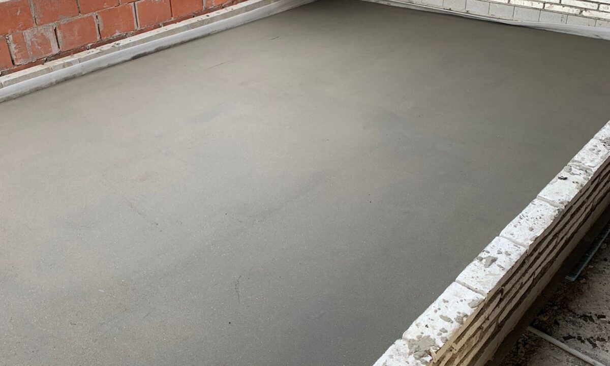 Chapes en pente de 1,5% à Machelen