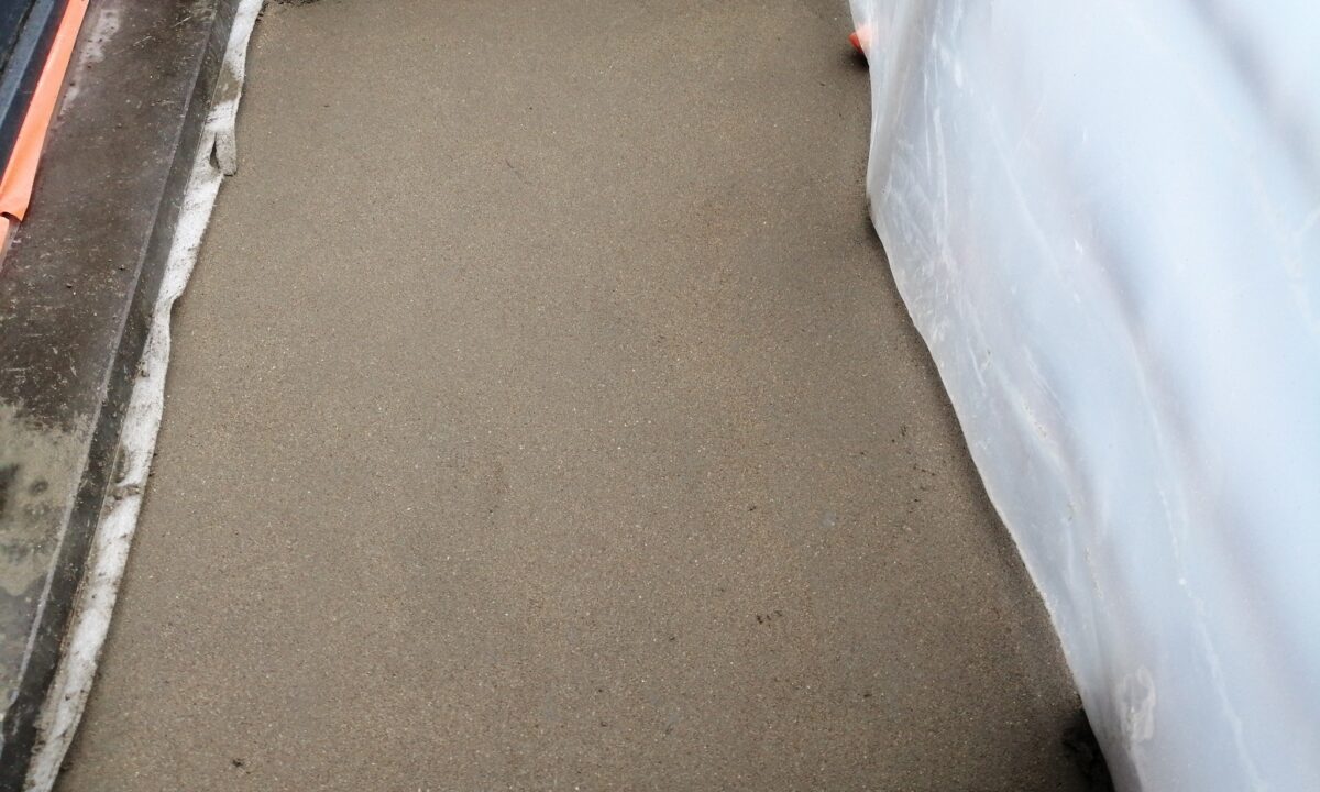 Chapes en pente de 1,5% à Machelen