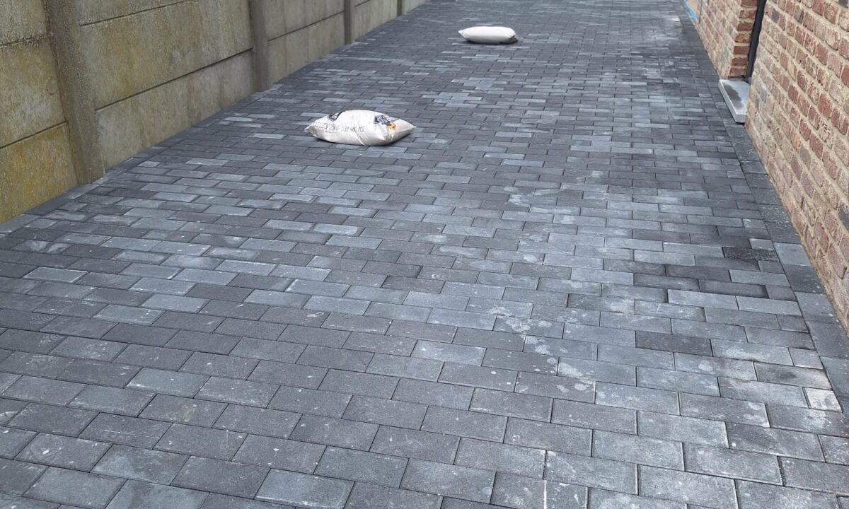 Projet de terasse pour deux maisons a Mons