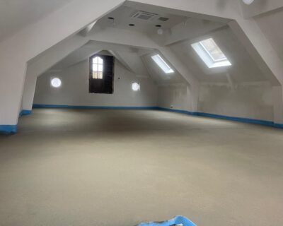 Travaux de chape pour une mosquée à Bruxelles