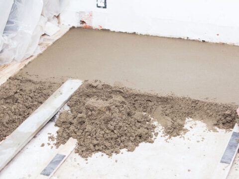 Quelle chape pour carrelage intérieur ?