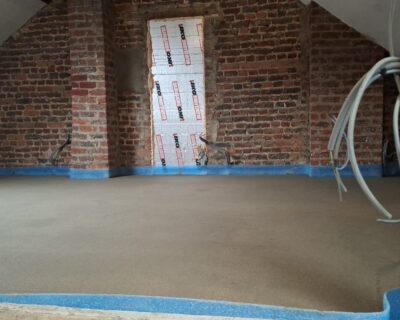 Chape intérieure réalisée en 4 heures