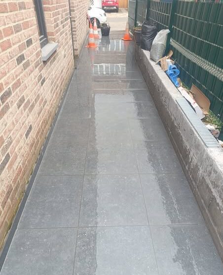 Carrelage extérieur sur Berchem-St.-Agathe